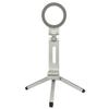 Magnetic Travel Phone Holder MagSafe Foldable 360° Rotating Clip Stand Portable Aluminum Alloy Desktop Mount for iPhone Android