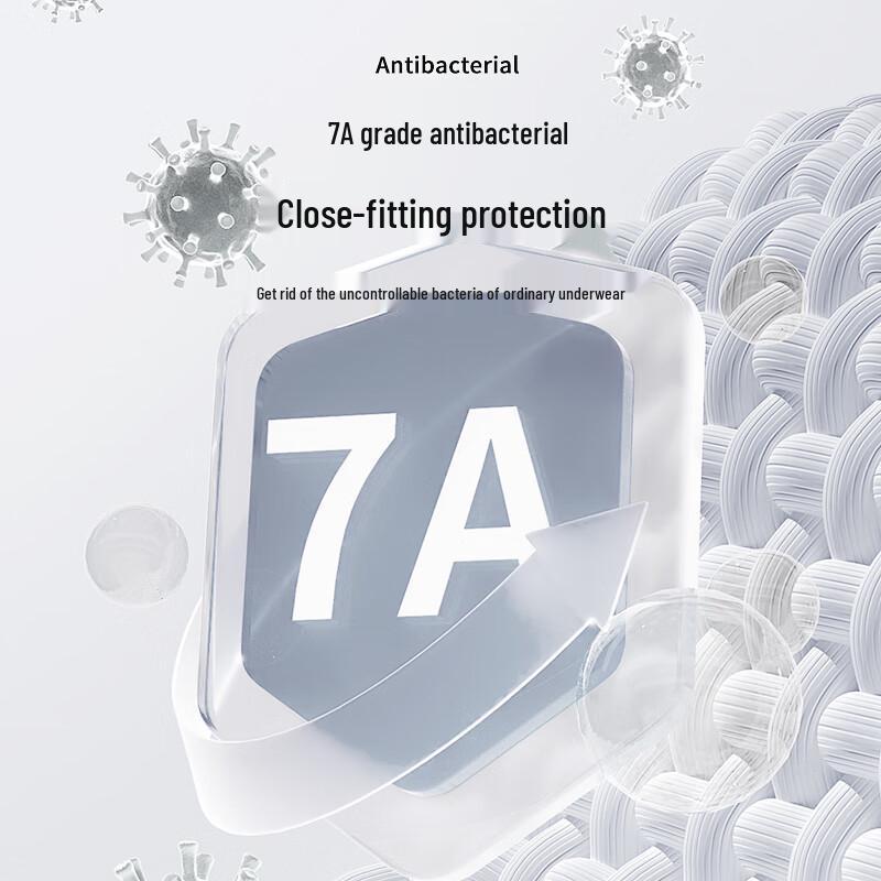 PLAYBOY Men's 7A Antibacterial 80S Xinjiang Cotton Boxer Briefs - 3 Pack