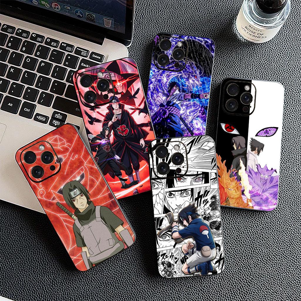 Itachi Uchiha Sasuke Narutos Akatsuki Cover for Apple iPhone 17 16 Plus 13 12 Pro Max Mini X XR ProMax 16E 15+ 16Plus Air Case