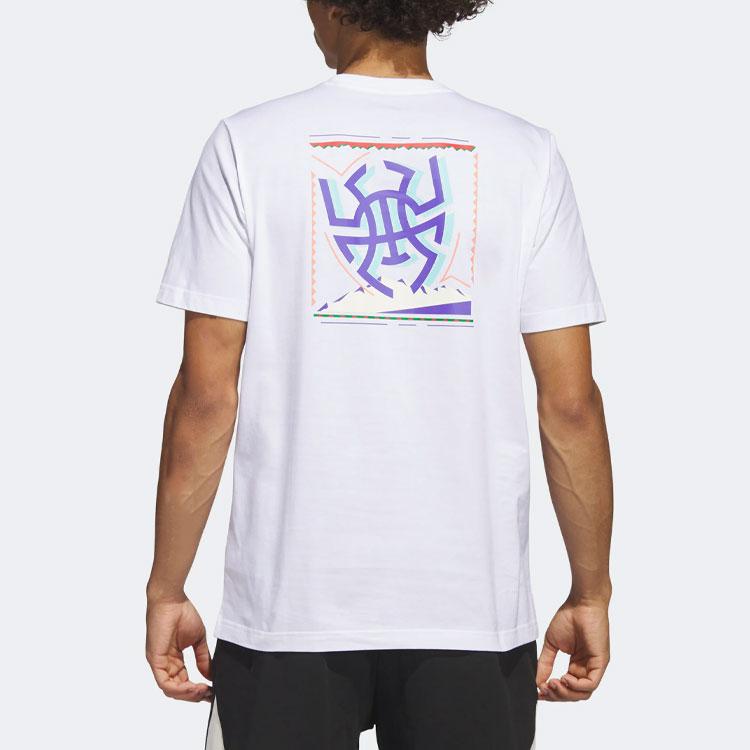adidas ASSISTENTE. T-shirt Eccellenza Stampa Logo Lettera Girocollo Manica Corta Uomo Top Bianco IB9403