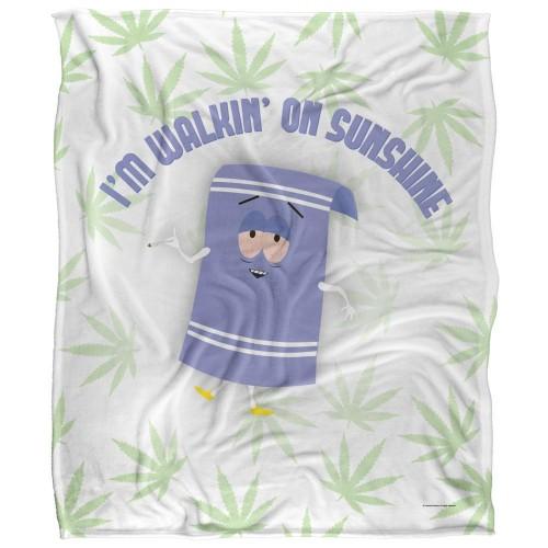 South Park Dirty Stoned Silky Stone Towelie Supersoft Blanket