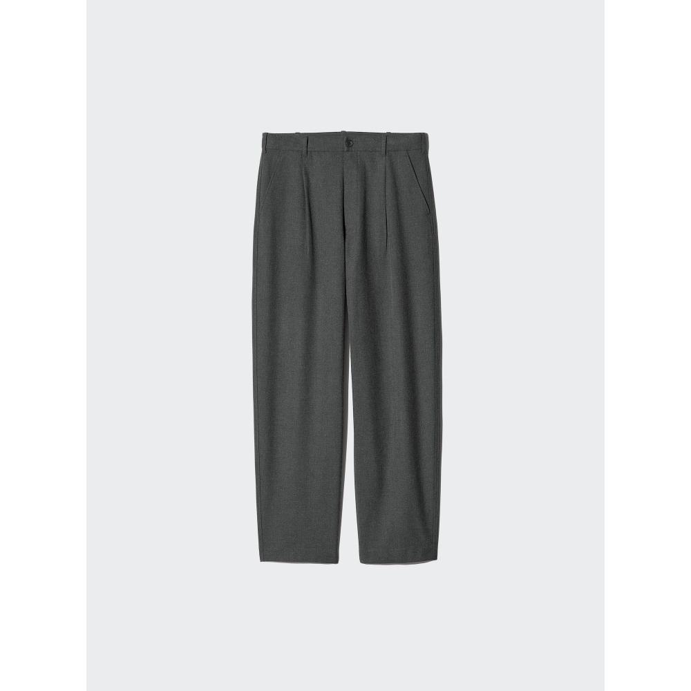 Uniqlo Japan Tuck Relaxed Wide Pants Long