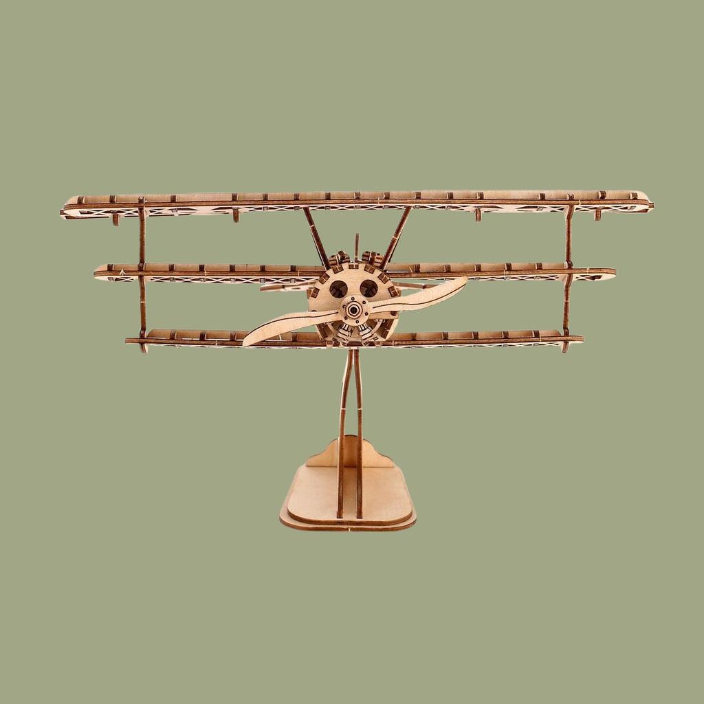 3D Wooden Jigsaw Airship Model Kit For Adult Model Building Kit Brain Sharp Turn For Adult Building Handmade Craft Machinery