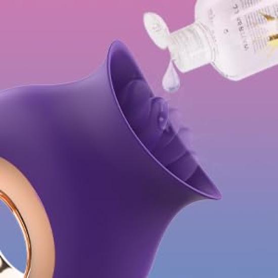 MIDU Vibrator Rotor Vibrator Licking Vibrator Licking Nipples Clit Licking Vibrator Sucking Vibrator Tongue Vibration Modes 9 Tongue Licking Modes