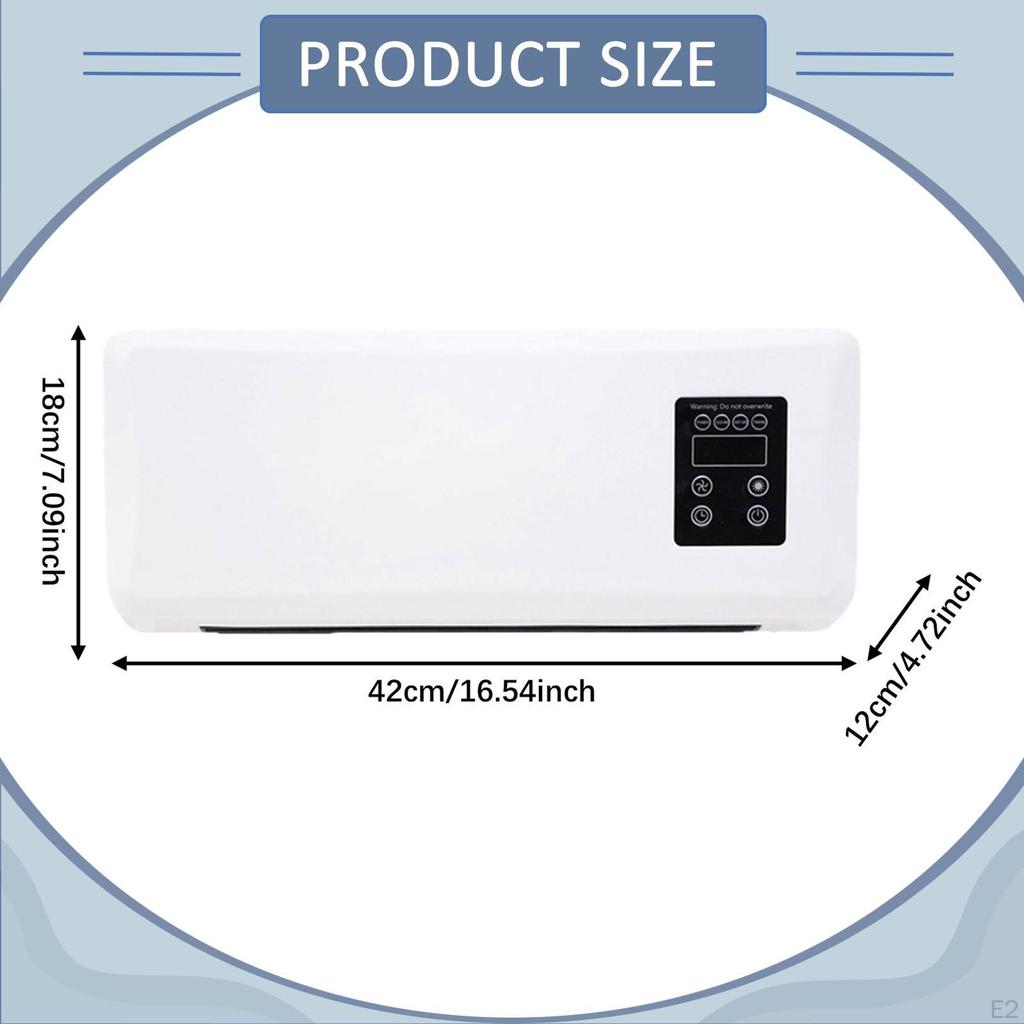 Încălzitor de perete Zgomot redus Electric Spațiu pentru Apartament Utilizare interioară Dormitor