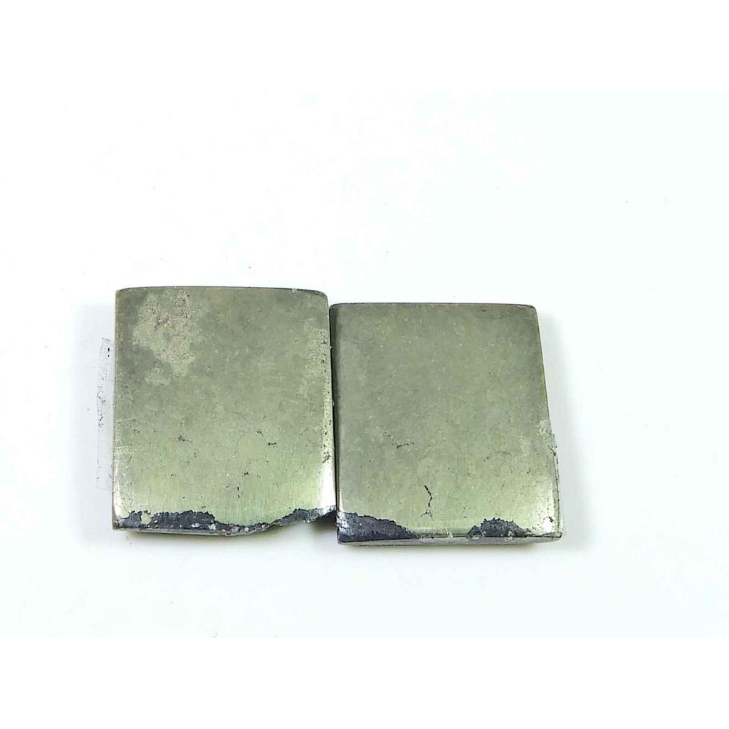 45Cts. Natural Appach Gold Pyrite Matching Pair Ocatgon Gemstone 16X18MM SK-2164