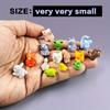 15Pcs Easter Rabbit Squirrel Elephant Fox Sheep Duck Pig Cat Frog Snake Figurine Miniature Fairy Garden Decoration Accessories