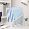 Rotating Clip File Folder 5PCS Side Opening Folder, with Sliding Bar, Lightweight Document Holder Durable PP Gradient Color Report for Office