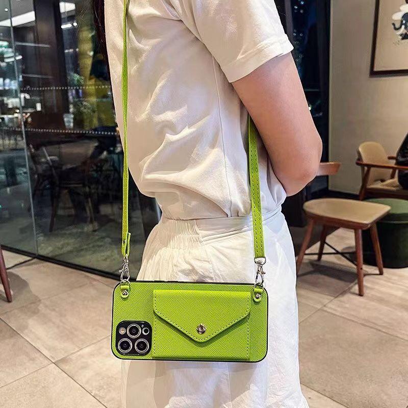 Změna Kapsa na karty Apple 16 Pouzdro na mobilní telefon IPhone15/15promax Messenger 13 Šňůrka 14 Ochrana proti pádu Dámské 11 Pouzdro