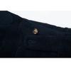 MANNERGRAM Corduroy Two-Pleated Hybrid Pants Navy
