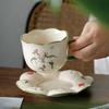 Light Luxury Retro Palace Style Coffee Cups Home Afternoon Tea Exquisite Ceramic Coffee Cups Unique Birthday Gifts