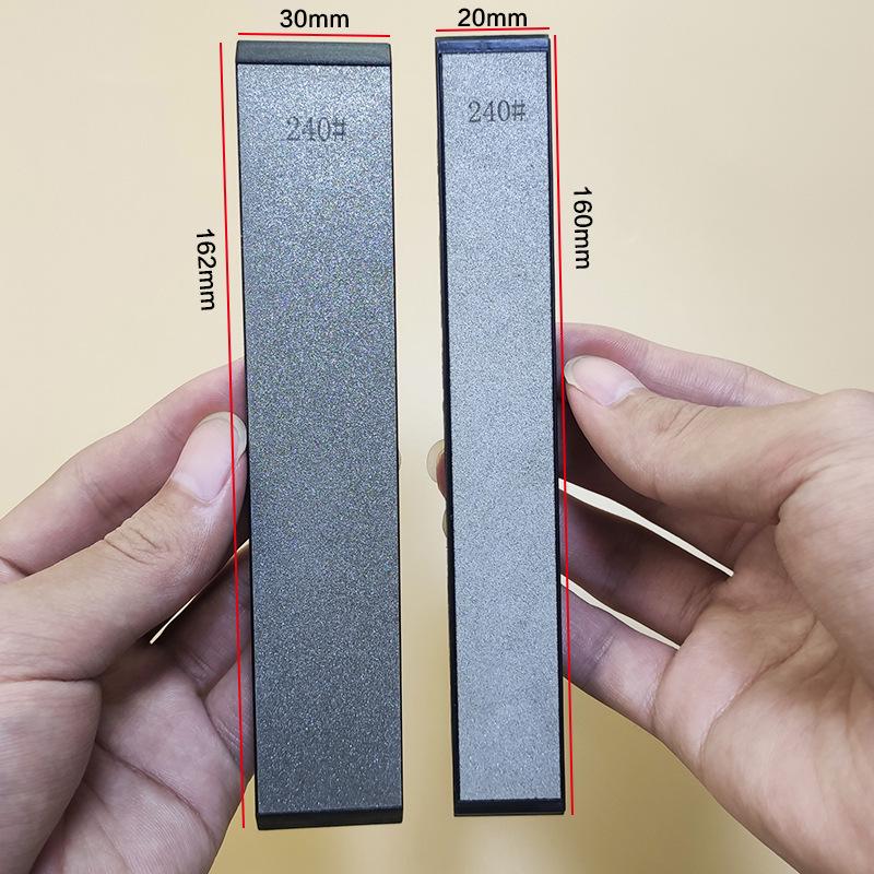 Pedra de Afiar Diamantada Compacta com Afiação Fina e Grossa, 160mm