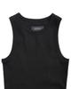999Hyumeoniti Ribbed Logo Sleeveless (Black)