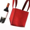 6 Grid Felt Storage Bag for Beer Wine with Leather Handle In Gray and Optional Color At For Wedding Party Camping