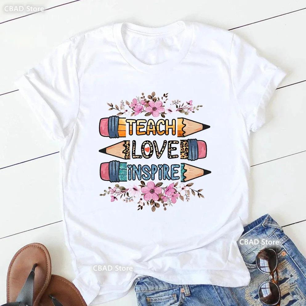 Hot Selling Women's Top Hot Selling Love Personality Pattern Printed Short-sleeved T-shirt Women Summer polyester fabric