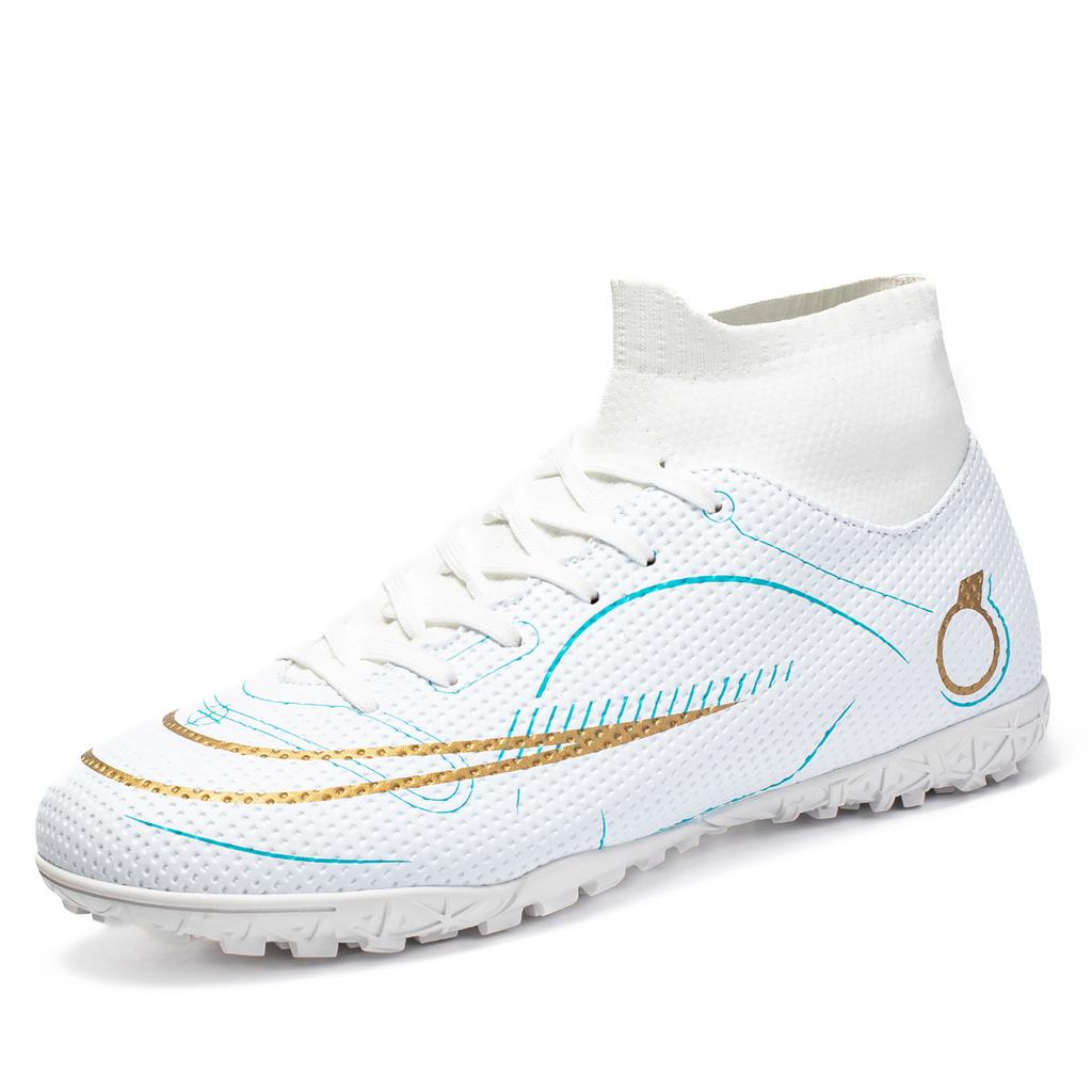 High top breathable outdoor men's football shoes professional children's men's football shoes long nails women's broken nails football shoes