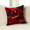 R-Rosalias Motomami Anime Celebrity Merchandise All-Match Printed Pillow Case Sofa Car Office Room Decoration Protector