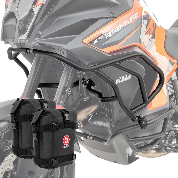 Pare carter haut + sacoches pour KTM 1290 Super Adventure R / S 21-24 noir