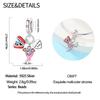 Copper Handheld Flower Ring Pendants Charm Jewelry Fits Genuine Bracelets Necklaces For Women DoItYourself Gifts