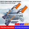 Car Snow Shovel Removable Auto Windshield Shovel With EVA Foam Handle Frost Scraper Winter Multifunctional Snow Clearing Brush