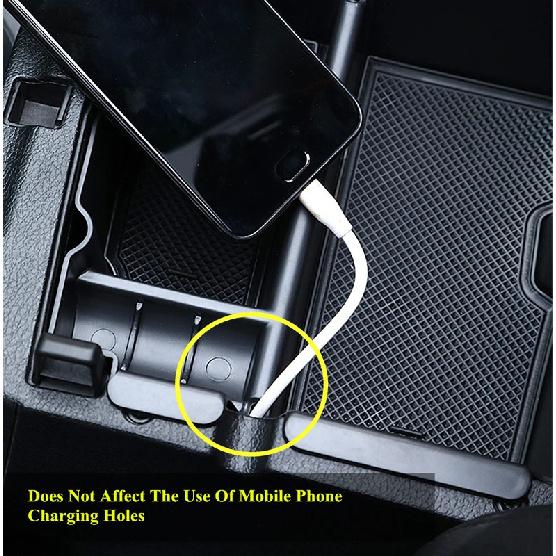 Center Console Armrest Storage Box Secondary Organizer Tray for Jeep Wrangler JL Sahara 2018-2026 Tidying Interior Accessories