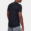 Under Armour Jacquard Straight T-Shirt Men Tops Black 1351562-001