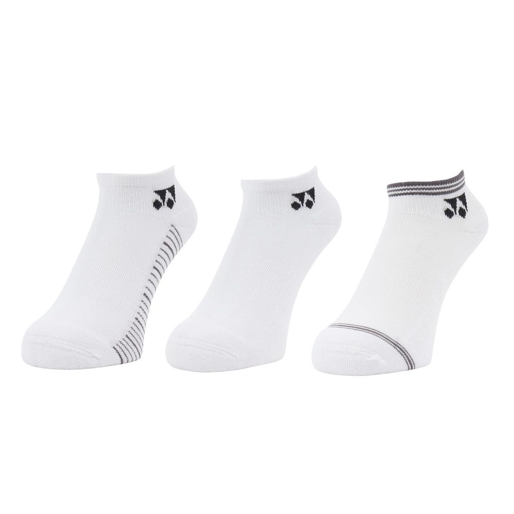 YONEX Ladies Sneaker In-Socks (3 Pair Set) 29265Y 080 Assorted 22-25cm