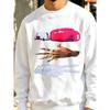 1pc Men'S Sweatshirt, Streetwear Hip Hop Style, Unique Boxing Glove And Hand Print Design, Casual Daily Wear for Young Men, Plus Size