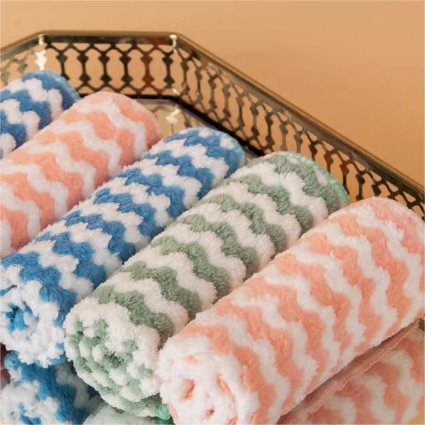 Non-Stick Absorbent Dishcloth - Easy-to-Clean, Shed-Free Kitchen Wipe