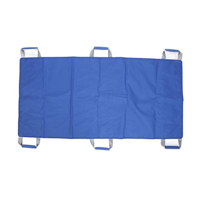 Patient Lift Transfer Sheet Soft Hospital Bed Positioning Pad with 6 Handles for Elderly Disabled