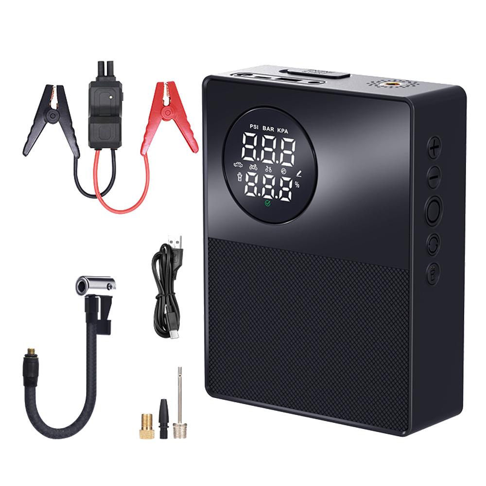 

Jump Starter with Air Compressor 1000A Peaks Automobile Battery Booster Power Pack (Up to 4.0L Gases or 2.5L Diesel