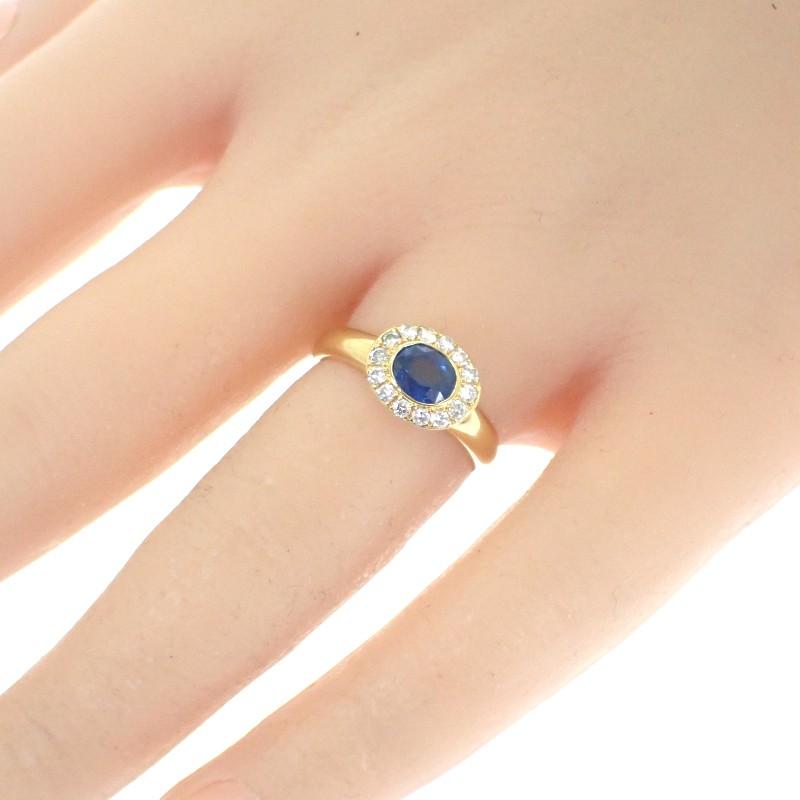 no brand  #13(JP Size) ring K18 yellow gold Women