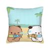 Bear And Panda Bubu Dudu Pillow Cover Kawaii Pillow Case For Sofa Bedroom Home Decor Cushion Cover Polyester Pillowcases Gift