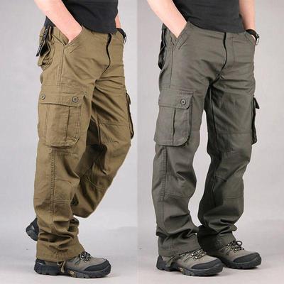 Men's Casual Multi-Pocket Workwear Trousers - New Loose-Fit Design for Labor Protection