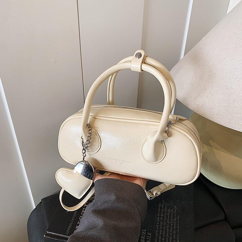 

Сумка женская модная ручная сумка ретро сумка для боулинга новая нишевая сумка-мессенджер высокой ценности сумка на плечо тренд белый