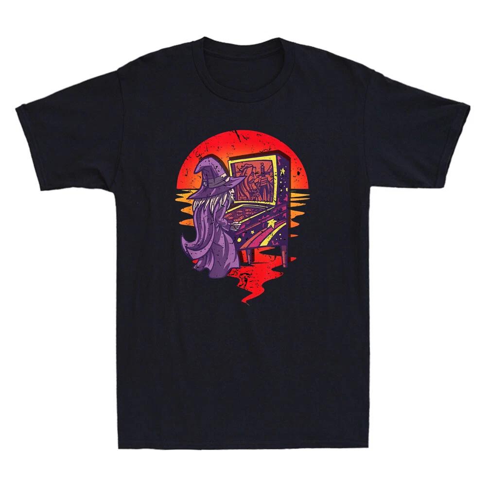 Pinball Arcade Video Game 70s 80s Funny Gamer Lovers Gifts Vintage Men s T-Shirt XL