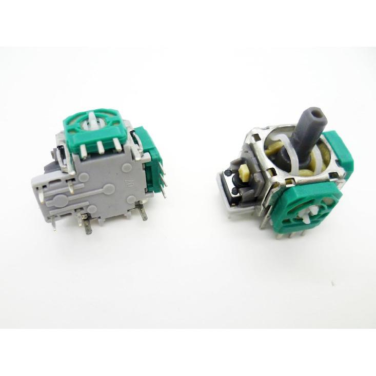 LeHang 2X Alps Internal 3D Analog Thumb Sticks Joystick Thumbstick Replacement for Xbox Series X/S 2020 Controller (Green, ABS Material)