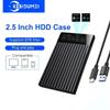 Pouzdro na HDD SSD 2,5palcový SATA na USB3.1 HDD Kryt 6Gb/s Max Externí SATA HDD Kryt Adaptér pevného disku pro PC