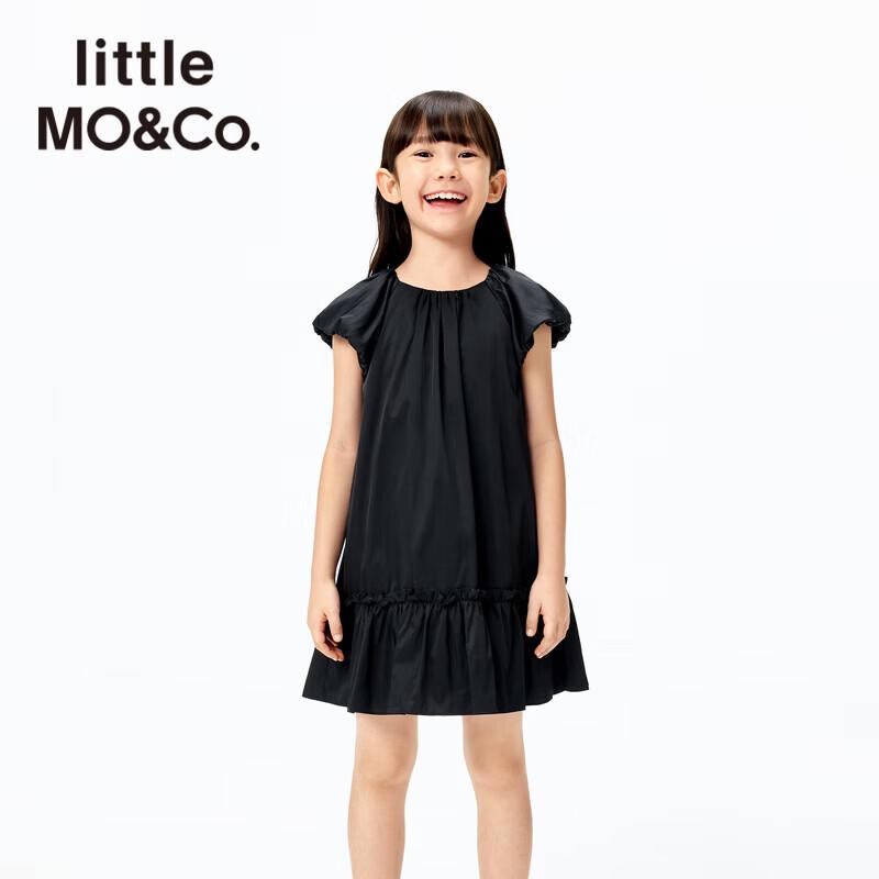 Little MO&Co. Girls' UPF100+ Sun Protection Puff Sleeve Dress