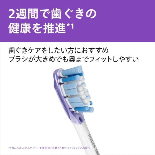 Philips Replacement Brush Sonicare Premium Gum Care Regular (3 Pieces) Genuine C3 HX9053/67 White