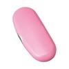Meigan Glasses Case for Children, Kids, Hard Case, Easy To Use, Large Buttons, Cute, Stylish, Pink, for Girls 2005-04
