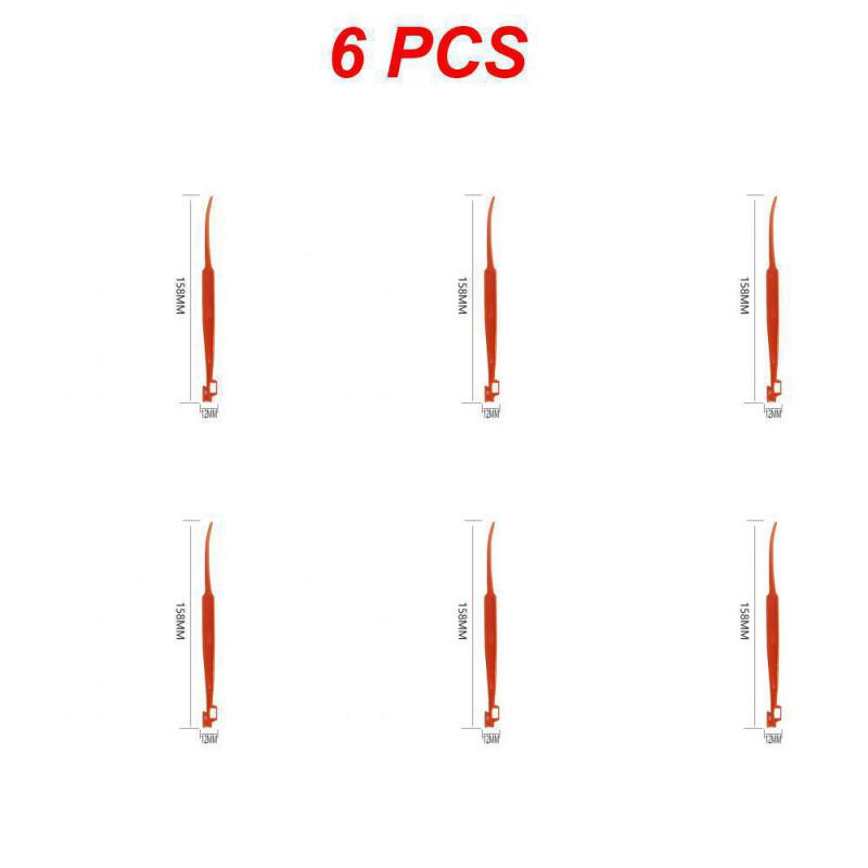 2/4/6PCS Kitchen Accessories Durable Material Convenient Popular Actual Highest Rated Plastic Orange Peeler With Handle