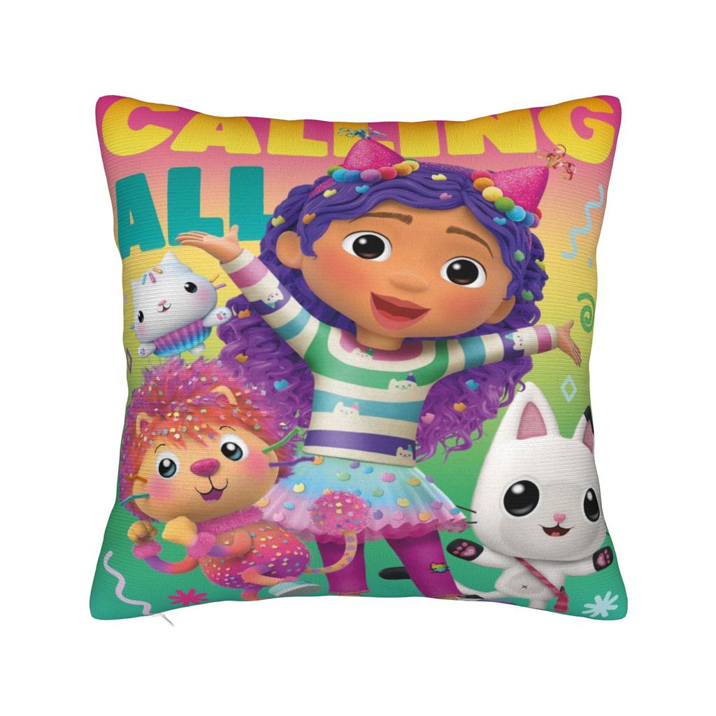 Decorative Pillow Covers G-Gabbys Girl Dollhouse Merch Living Room  Throw Pillow Case Cover Square Multi Size