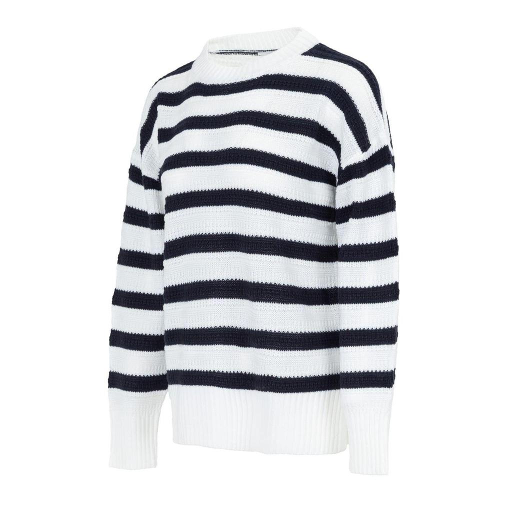 Miso Womens/Ladies Stripe Knitted Relaxed Fit Jumper