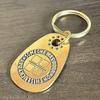 Keychain Key Ring Good Luck American American Casual Goods Accessories Tag Luck Lucky Item Charm Brass GOOD LUCK Black [Dea Bona]