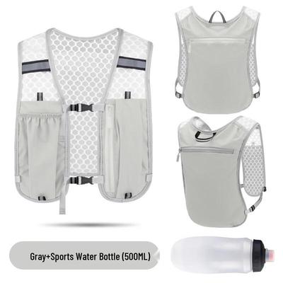 Lightweight Sports Running Vest Bag with Water Bottle