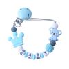 Personalisierte Name Baby Schnuller Clips Schnullerkette Halter für Baby Zahnen Schnuller Kauspielzeug Clips