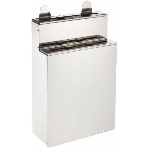 Endo Shoji TKG Small Stainless Steel Knife Holder, 2-Tier, with Nailed Rubber Plate, Width X Depth X Height (mm): 230 X 100 X 370 Mm. Simple, Easy-to-