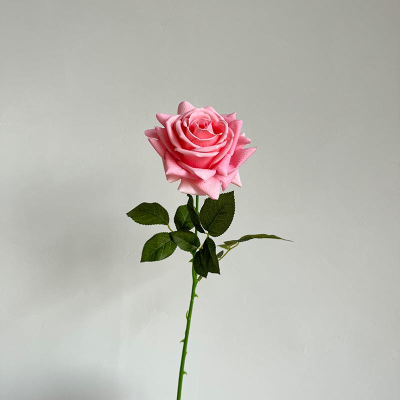 Luxury Realistic Touch Rose: Artificial Flower for Wedding, Living Room, or Dining Table Decor.