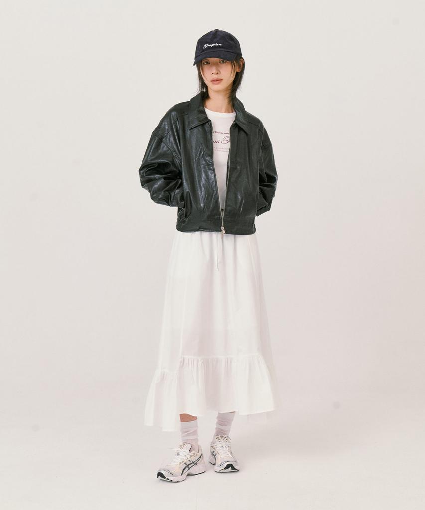 Grasplan Leather Blouson Jacket_Black